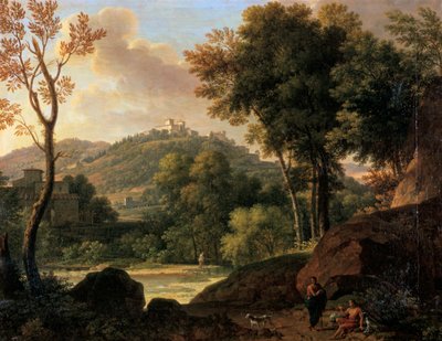 La campagna intorno a Firenze, Italia, fine XVIII-inizio XIX secolo da Francois Xavier Fabre