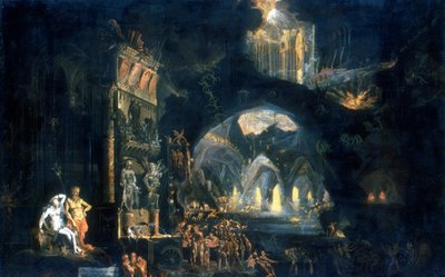 Il mondo sotterraneo, c1613-c1644 da Francois de Nome