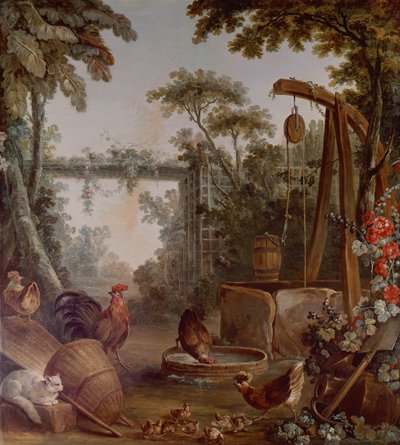 Il cortile della fattoria da François Boucher