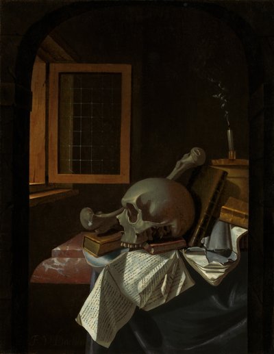 Vanitas Natura Morta, c. 1650 da Francois van Daellen