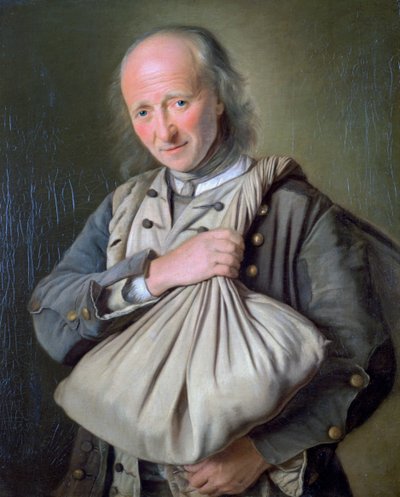 Un Uomo con un Doppio Sacco, c1725-1778 da Francoise Duparc