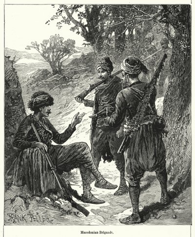 Briganti macedoni (incisione) da Frank (after) Feller