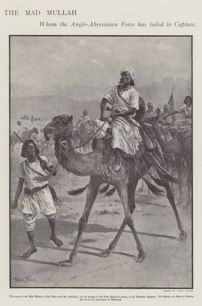 Mohammed Abdullah Hassan, il "Mullah Pazzo", leader religioso e militare somalo da Frank (after) Feller