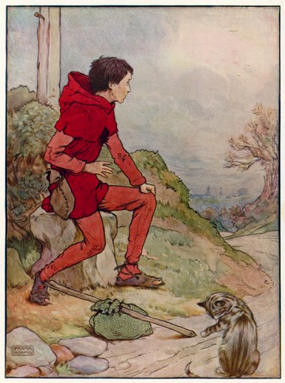 Dick Whittington e il suo gatto da Frank Adams