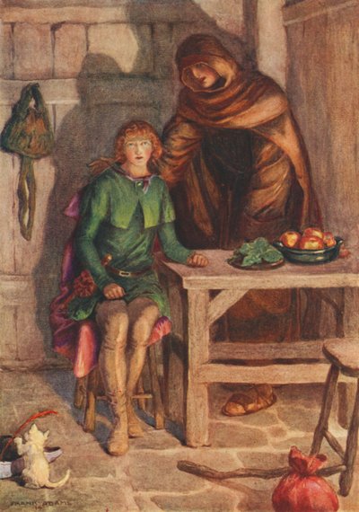 Edwin e Angelina, da The Hermit di Oliver Goldsmith da Frank Adams