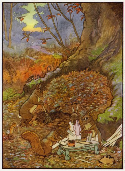 Illustrazione per Babes in the Wood da Frank Adams