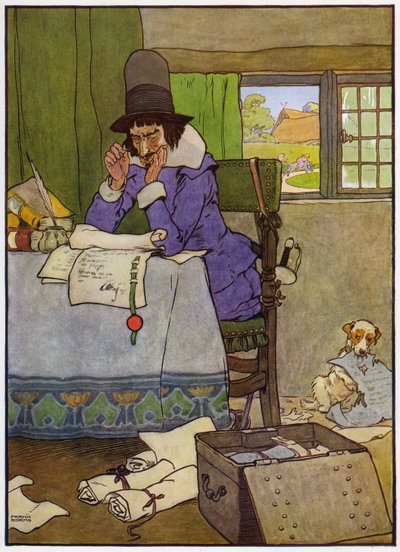 Illustrazione per Babes in the Wood da Frank Adams