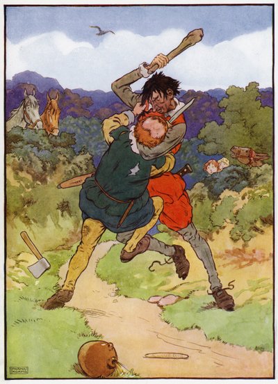 Illustrazione per Babes in the Wood da Frank Adams