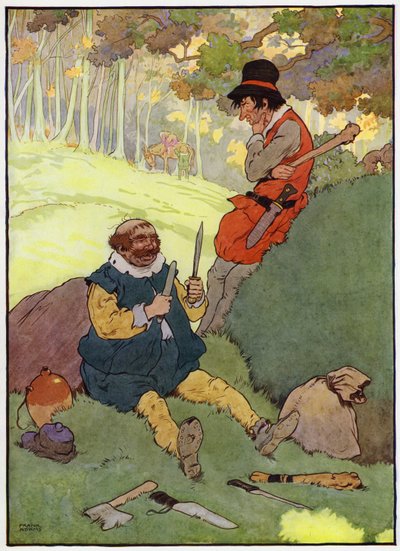 Illustrazione per Babes in the Wood da Frank Adams