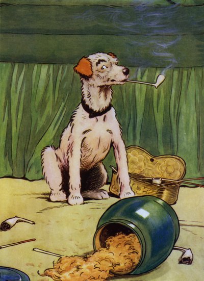 Illustrazione per Old Mother Hubbard da Frank Adams