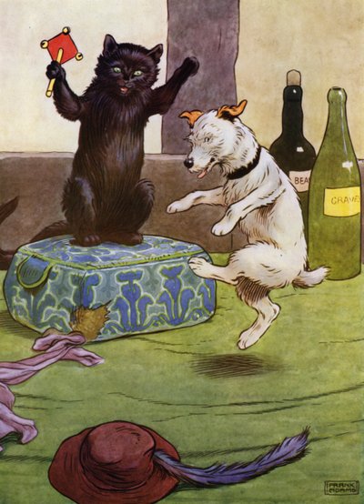 Illustrazione per Vecchia Madre Hubbard da Frank Adams