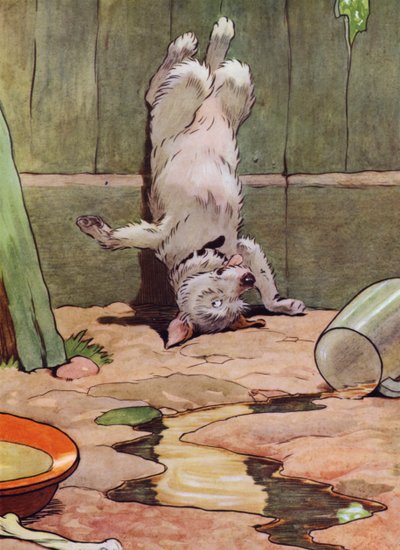 Illustrazione per Old Mother Hubbard da Frank Adams
