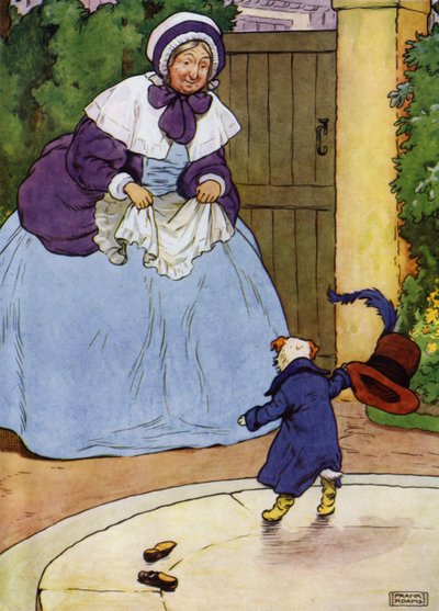 Illustrazione per Vecchia Madre Hubbard da Frank Adams