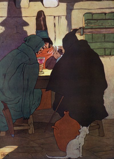 Illustrazione per The Babes in the Wood da Frank Adams