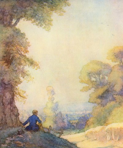 Illustrazione per The Scholar-Gipsy di Matthew Arnold da Frank Adams