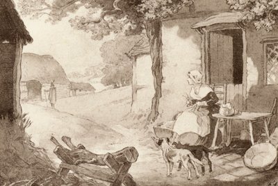 Illustrazione per The Scholar-Gipsy di Matthew Arnold da Frank Adams