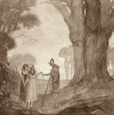 Illustrazione per The Scholar-Gipsy di Matthew Arnold da Frank Adams