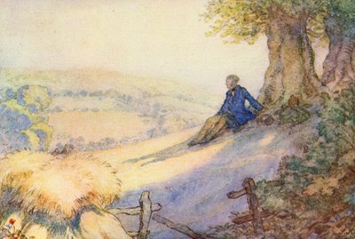 Illustrazione per The Scholar-Gipsy di Matthew Arnold da Frank Adams