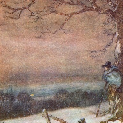 Illustrazione per The Scholar-Gipsy di Matthew Arnold da Frank Adams