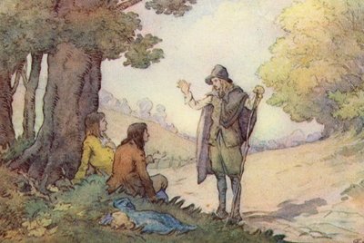 Illustrazione per The Scholar-Gipsy di Matthew Arnold da Frank Adams