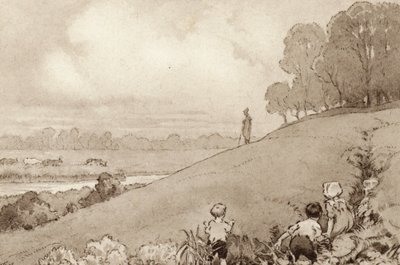 Illustrazione per The Scholar-Gipsy di Matthew Arnold da Frank Adams
