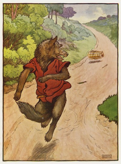 Illustrazione per I Tre Porcellini da Frank Adams