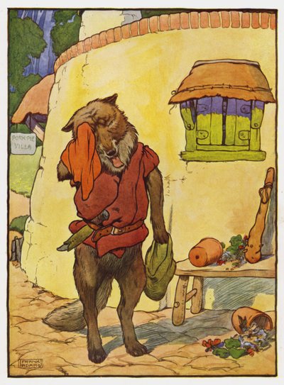 Illustrazione per I Tre Porcellini da Frank Adams