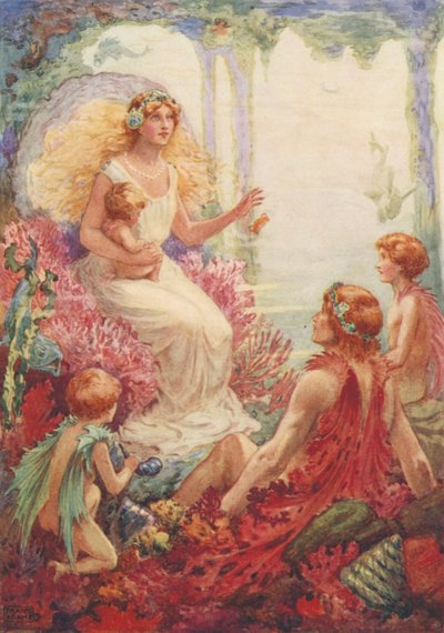 La casa del tritone, da The Forsaken Merman di Matthew Arnold da Frank Adams