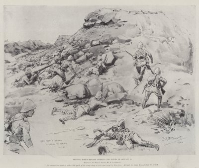 La brigata del generale Hart assalta i Kopjes il 20 gennaio da Frank Algenon Stewart
