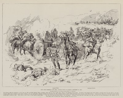 Come cadde il figlio di Lord Roberts, salvando i cannoni a Colenso, 15 dicembre 1899 da Frank Algenon Stewart