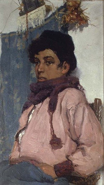 Il pescatore italiano da Frank Bramley