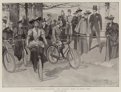 Un Passatempo alla Moda, la Passeggiata Mattutina a Hyde Park da Frank Craig