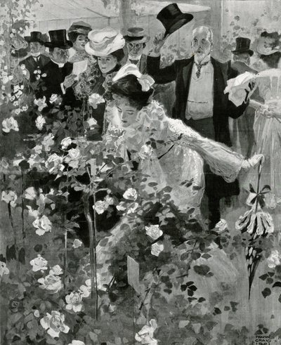 Mostra della Royal Horticultural Society nei Temple Gardens da Frank Craig