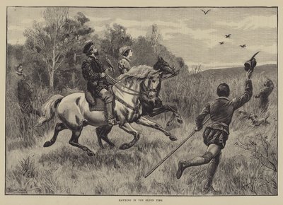 Falconeria nei tempi antichi da Frank Dadd