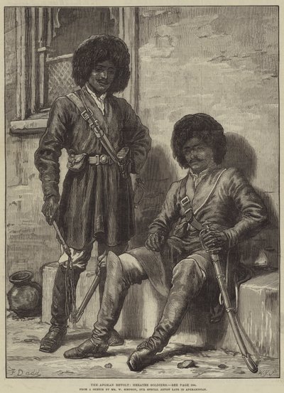 La rivolta afgana, soldati di Herat da Frank Dadd
