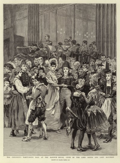 Il ballo in maschera dei bambini alla Mansion House, dato dal Lord Mayor e dalla Lady Mayoress da Frank Dadd