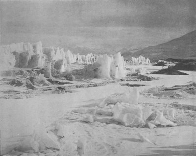 Alph Avenue, dove siamo emersi dal Pinnacle Ice, c1911 da Frank Debenham