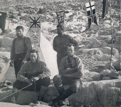 Il Secondo Partito Occidentale a Cape Geology il giorno di Natale, 1911, 1913 da Frank Debenham