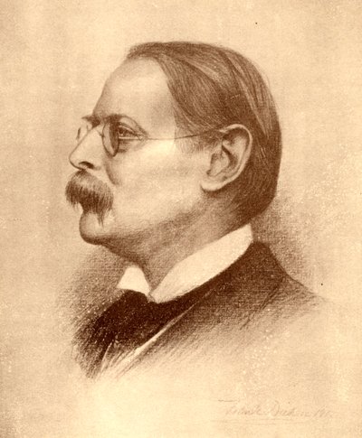 Edmund William Gosse, poeta, autore e critico inglese da Frank Dicksee