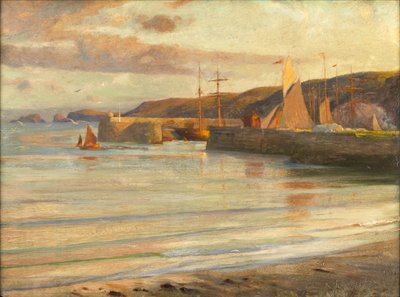 Sulla costa del North Devon da Frank Dicksee