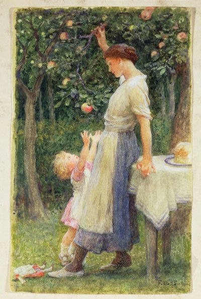 Fuori portata, figlie di Eva, 1895 da Frank Dicksee