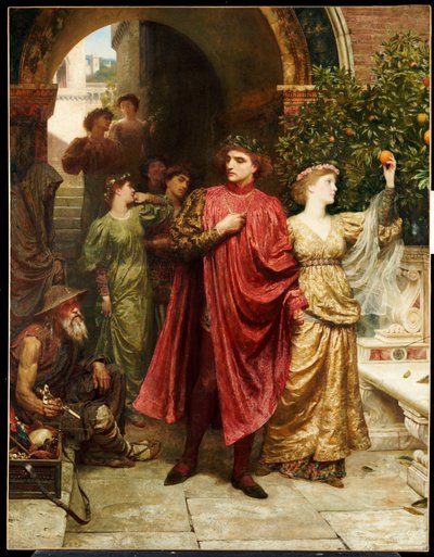 Il Simbolo - "Non è nulla per voi, tutti voi che passate", 1881 da Frank Dicksee