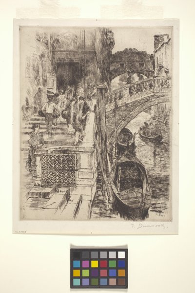 Ponte dei Sospiri, Venezia (Tavola 1) da Frank Duveneck