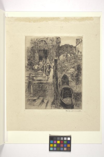 Ponte dei Sospiri, Venezia (Tavola 1) da Frank Duveneck