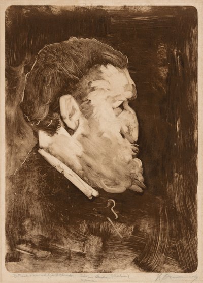 Caricatura di William Gedney Bunce da Frank Duveneck