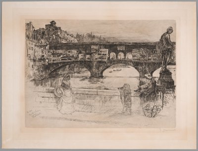 Ponte Vecchio, Florence (First Plate) da Frank Duveneck