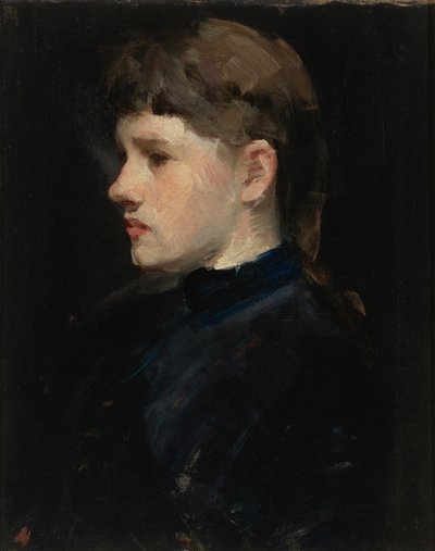 Ritratto di signora (testa di ragazza) da Frank Duveneck