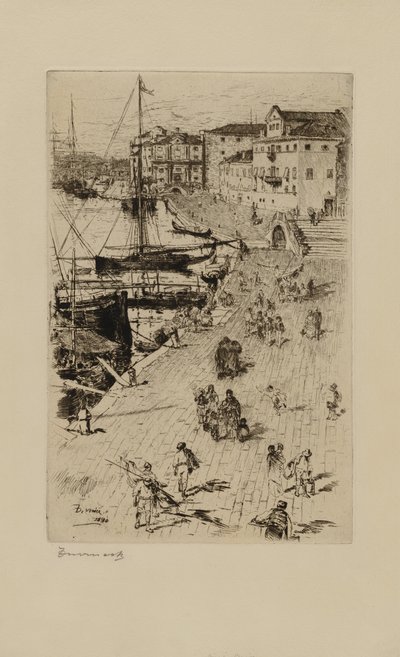 Riva degli Schiavoni, No. 2 da Frank Duveneck