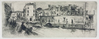 Canale di San Trovasso, Venezia, 1883 da Frank Duveneck