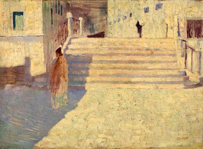 Donne vicino alle scale n. II, n.d. da Frank Edwin Scott